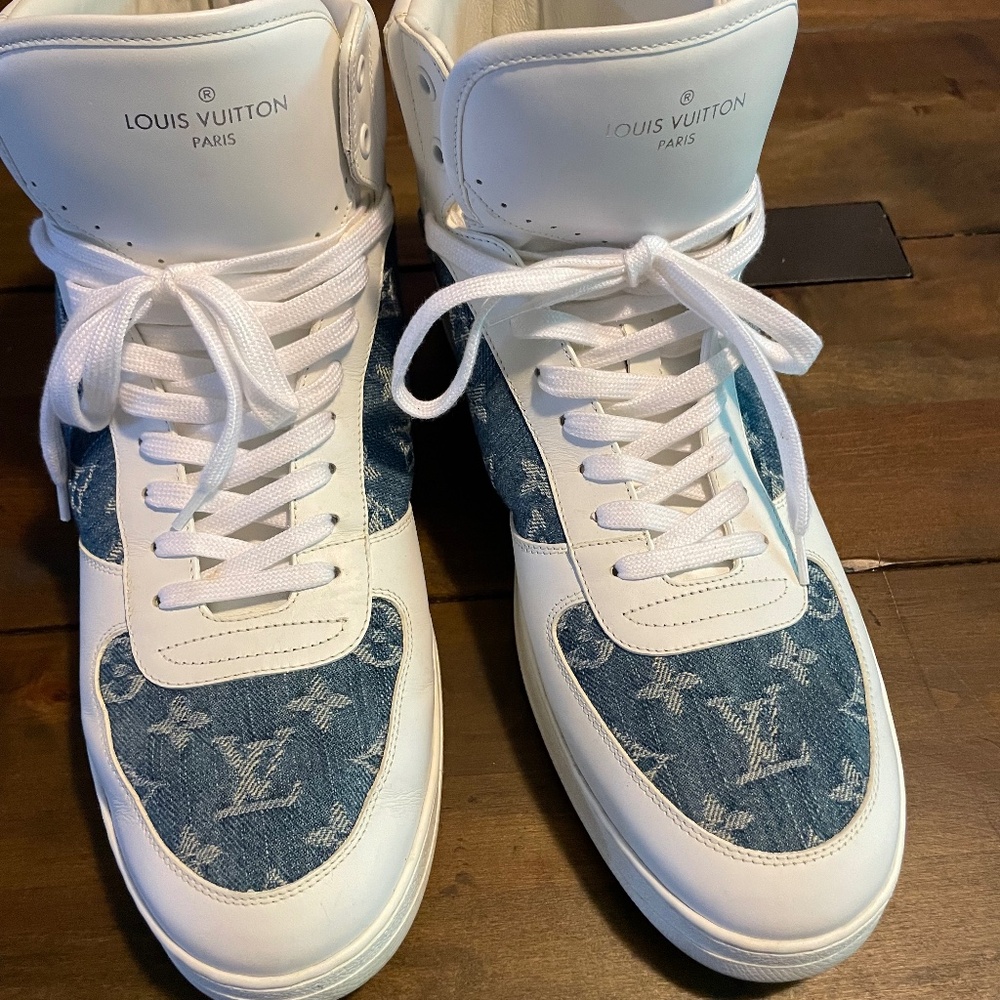 Men’s louis Vuitton high tops size 11 like new worn once